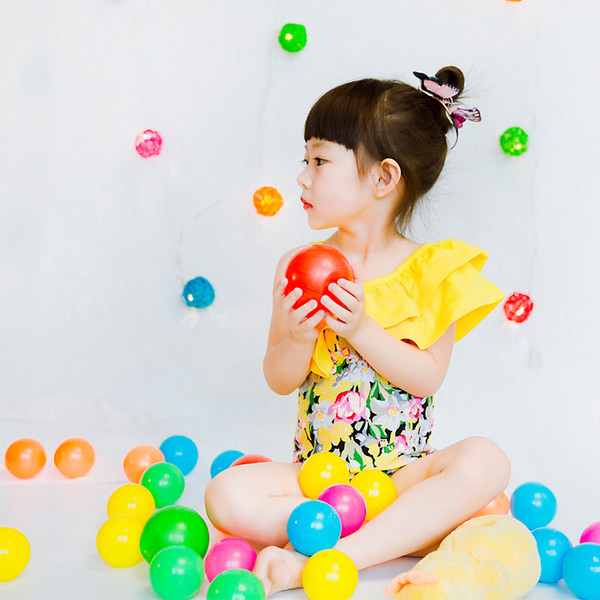 Moderan kupaći kostim za djevojčice s cvjetnim uzorkom