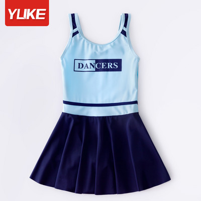 Dječji kupaći kostimi za djevojčice s printom u boji - tip haljine