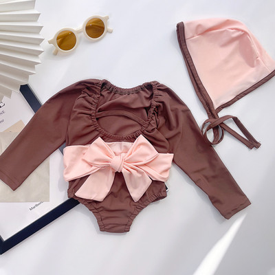 Teljes fürdőruha hosszú ujjú lányoknak