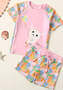 Παιδικό μαγιό με στάμπα για κορίτσια