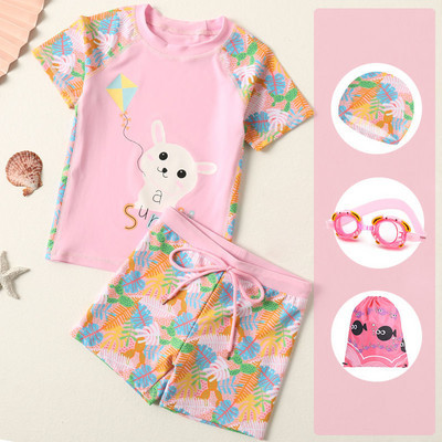 Παιδικό μαγιό με στάμπα για κορίτσια