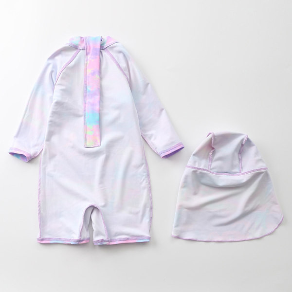 Divatos hosszú ujjú gyermek fürdőruha lányoknak