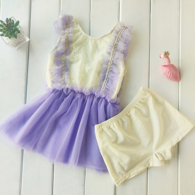 Fürdőruha lányoknak tüll típusú ruhával