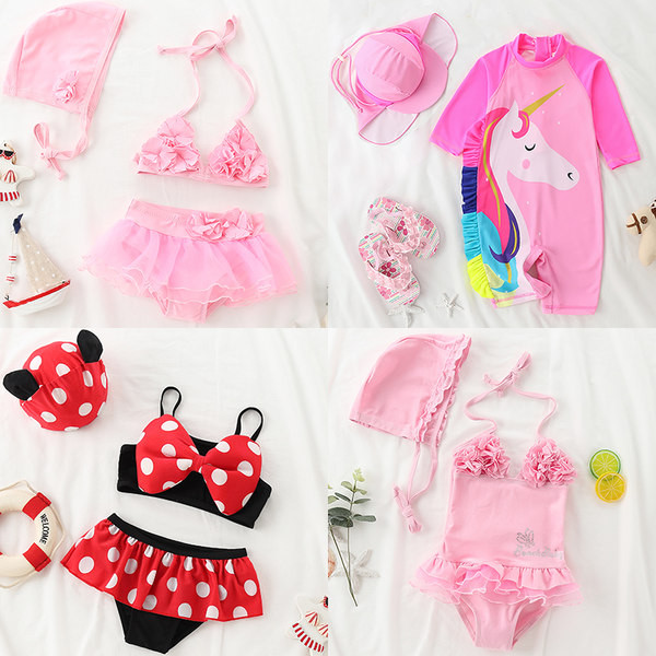 Gyermek fürdőruha lányoknak - több modell