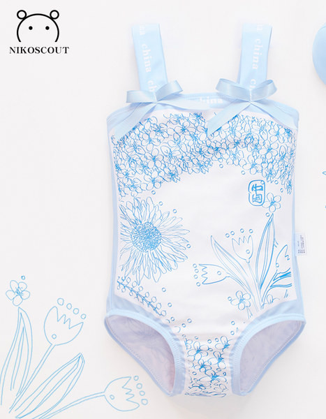 Νέο μοντέλο ολόσωμο μαγιό με τιράντες για κορίτσια