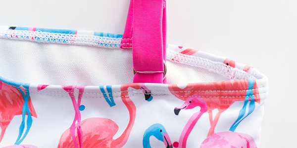 Teljes gyermek fürdőruha színes nyomattal lányoknak