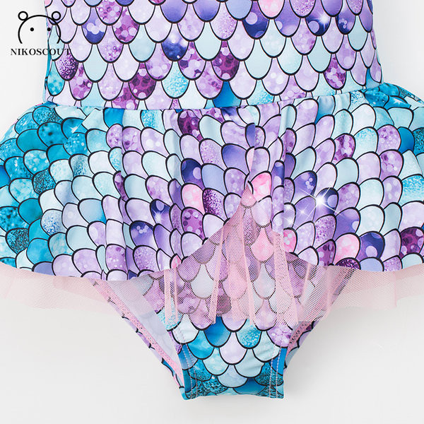 Színes tüll gyerek fürdőruha lányoknak