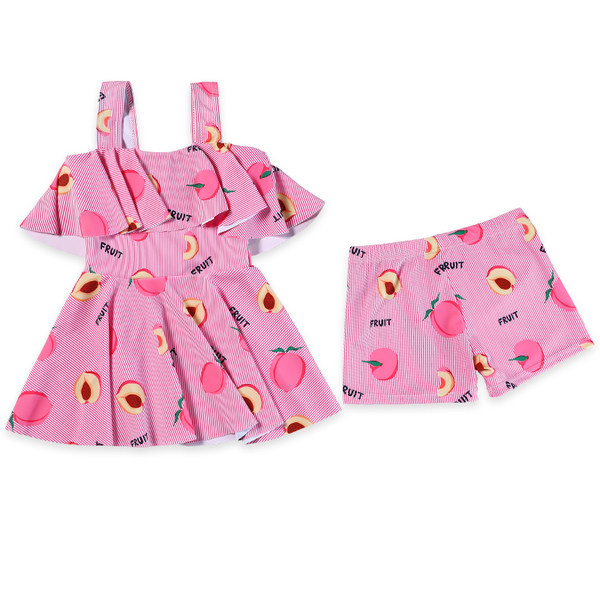 Gyermek fürdőruha típusú ruha színes nyomattal