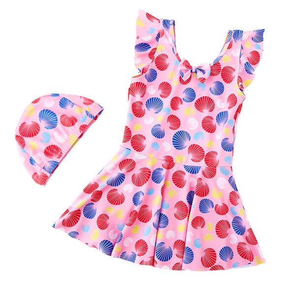 Gyermek fürdőruha lányok, szoknya stílusú középiskolás gyerekek koreai aranyos baba hercegnő lány külföldi stílusú Wenquan fürdőruha