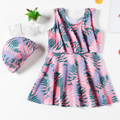 Gyermek fürdőruha mintás lányoknak - két részből áll