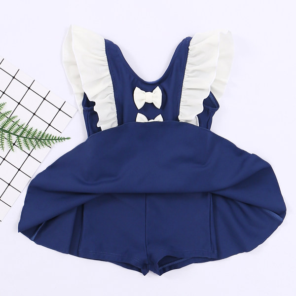 Παιδικό μαγιό με κορδέλα και μπούκλες