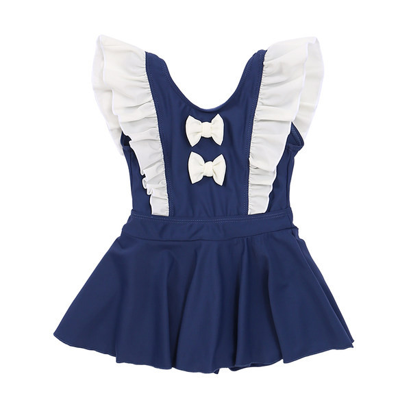 Παιδικό μαγιό με κορδέλα και μπούκλες