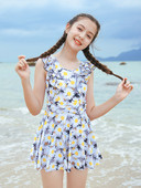 Uus mudel kõik laste lillemustriga ujumisriided tüdrukutele