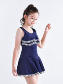 Gyermek fürdőruha kék és piros színben