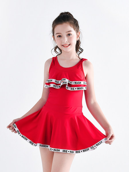 Gyermek fürdőruha kék és piros színben