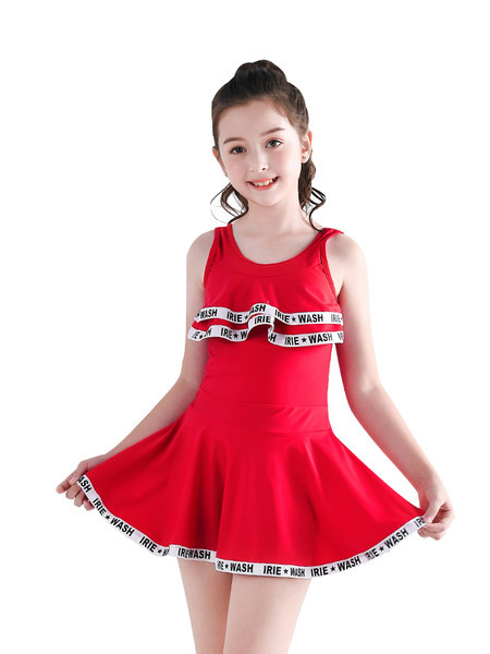 Gyermek fürdőruha kék és piros színben