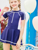 Új modell teljes fürdőruha kék színben