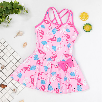 Gyermek fürdőruha lányoknak típusú ruha csupasz háttal