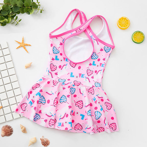 Gyermek fürdőruha lányoknak típusú ruha csupasz háttal