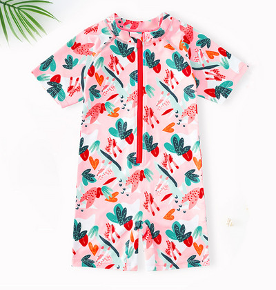 Új modell összes gyerek fürdőruha cipzárral lányoknak