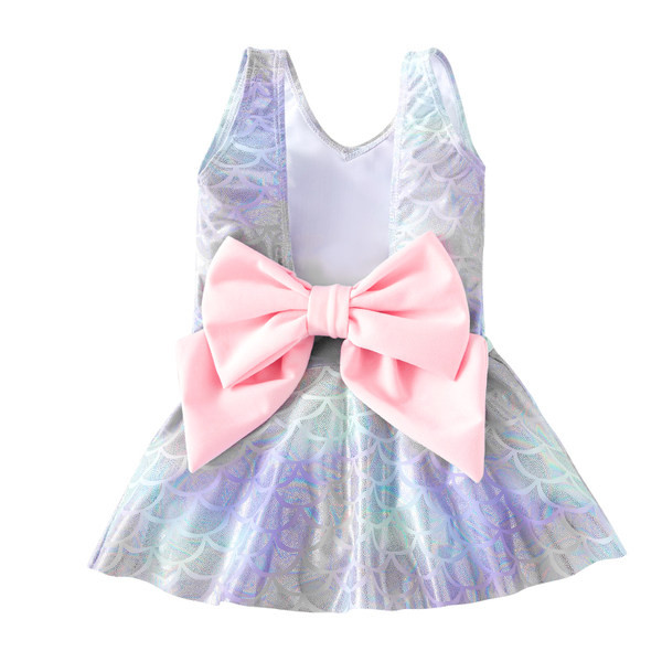 Divatos gyerek fürdőruha lányoknak szalaggal