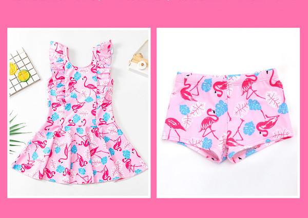 Παιδικό ολόσωμο μαγιό με έγχρωμη στάμπα