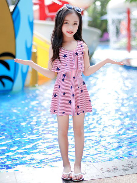 Παιδικό φόρεμα τύπου μαγιό για κορίτσι