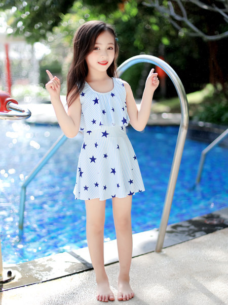 Παιδικό φόρεμα τύπου μαγιό για κορίτσι