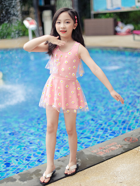 Παιδικό ολόσωμο μαγιό με τούλι για κορίτσια