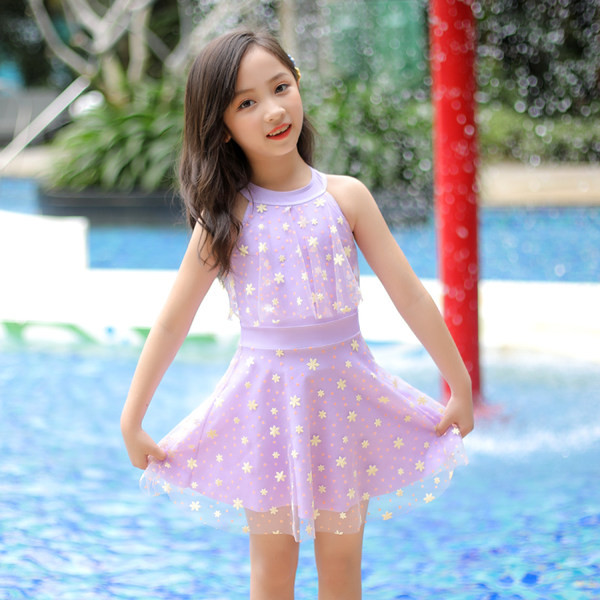 Ολόσωμο μαγιό για κοριτσίστικο φόρεμα