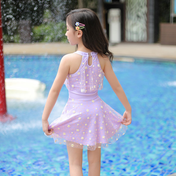 Ολόσωμο μαγιό για κοριτσίστικο φόρεμα