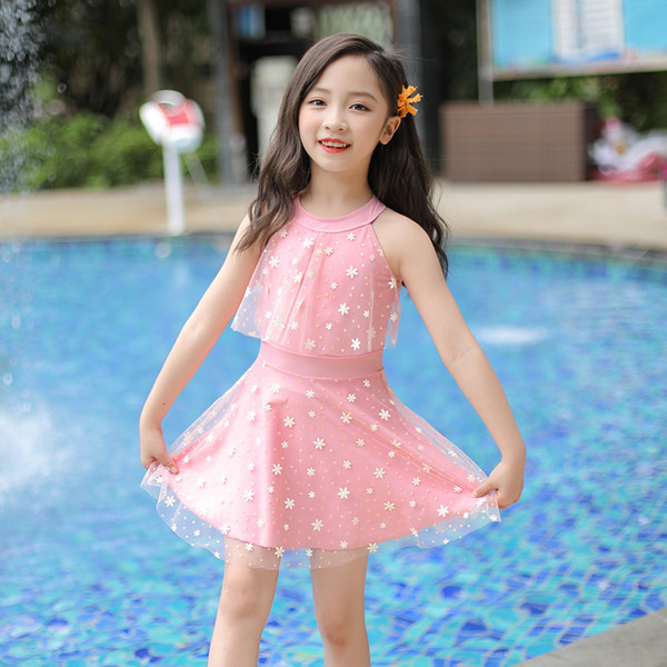 Ολόσωμο μαγιό για κοριτσίστικο φόρεμα