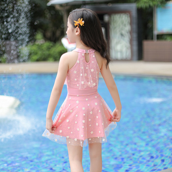 Ολόσωμο μαγιό για κοριτσίστικο φόρεμα