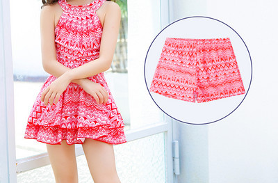 Παιδικό μαγιό σε μπλε και κόκκινο χρώμα