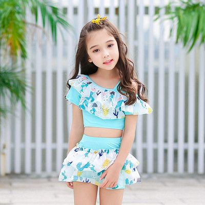 Kétrészes gyerek fürdőruha lányoknak