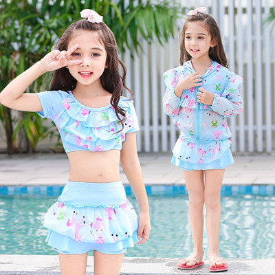 Kétrészes gyerek fürdőruha lányoknak