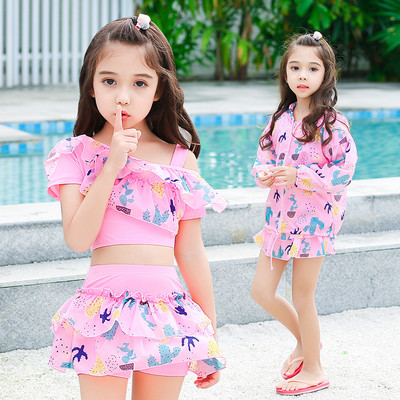 Kétrészes gyerek fürdőruha lányoknak