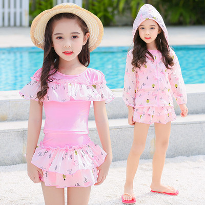 Kétrészes gyerek fürdőruha lányoknak