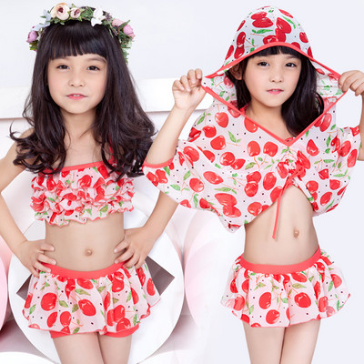 Kétrészes gyerek fürdőruha lányoknak