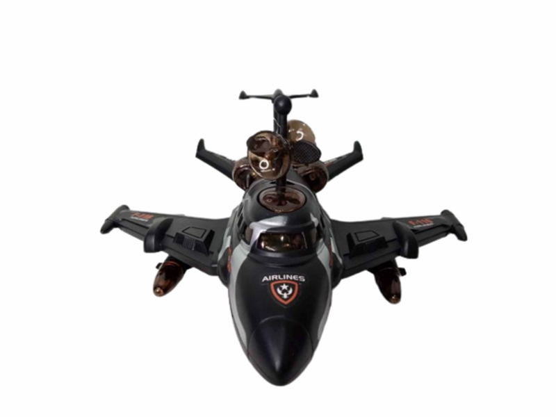 Играчка Самолет, Музикална, Светеща, Пластмасов