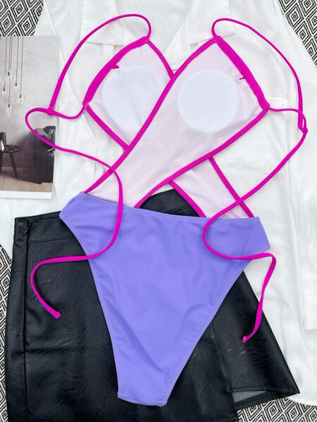 Új modell női fürdőruha, hátul megkötős