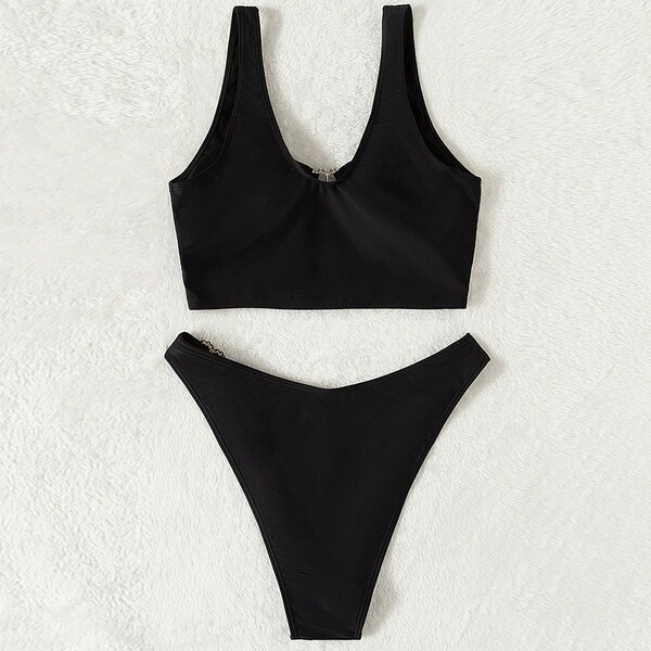 Női kétrészes fürdőruha díszkövekkel új modell