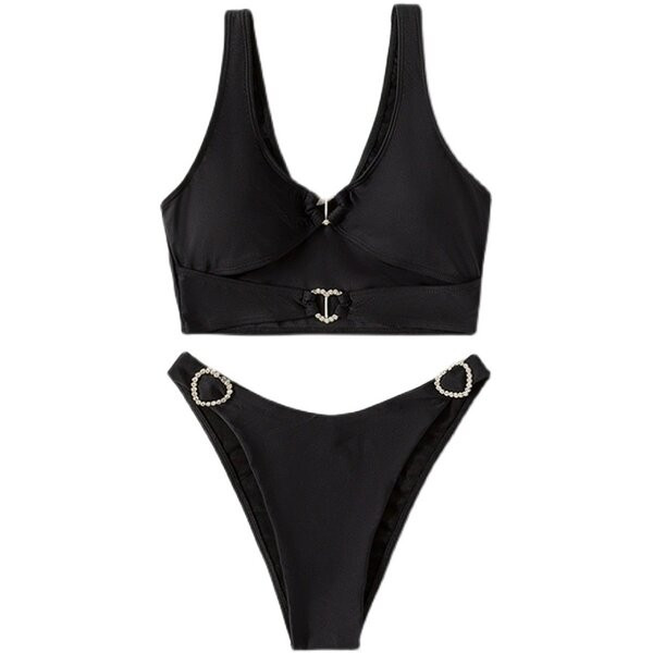 Női kétrészes fürdőruha díszkövekkel új modell