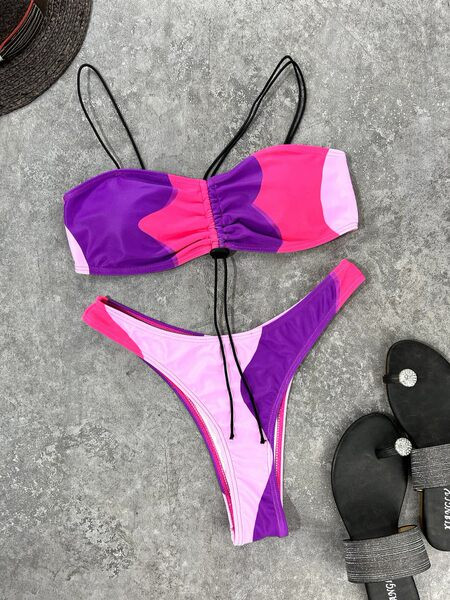 Női fürdőruha két részből - felső típusú bridgette