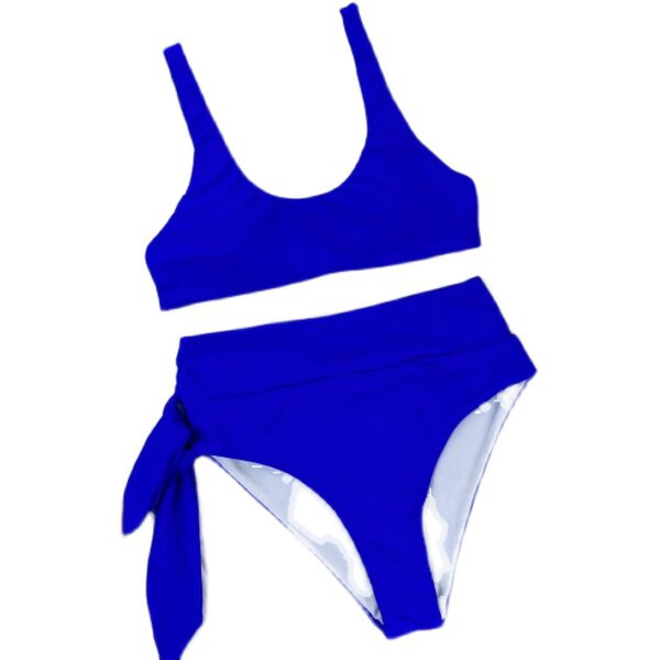 Kétrészes női fürdőruha kék színben