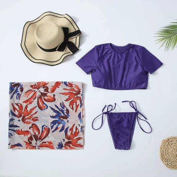 Új strand szett nőknek kék színben