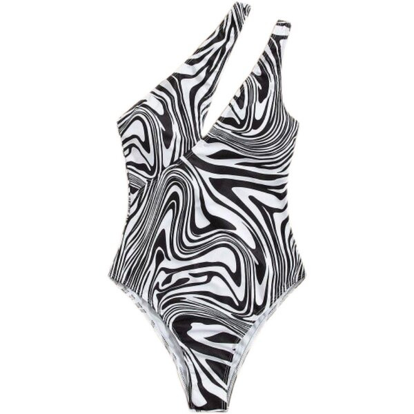 Egész női fürdőruha mintával