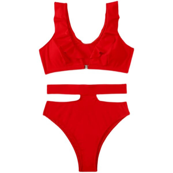 Piros színű női fürdőruha