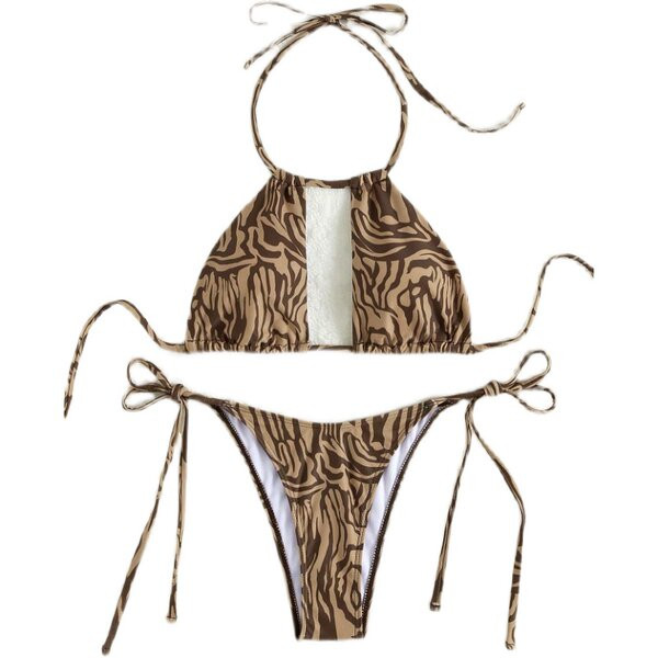 Νέο μοντέλο γυναικείου μαγιό με σχέδιο - δύο μέρη