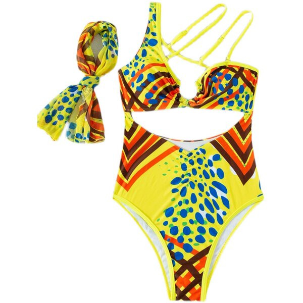 Naiste täielik väljalõigetega ujumistrikoo - kaks värvi